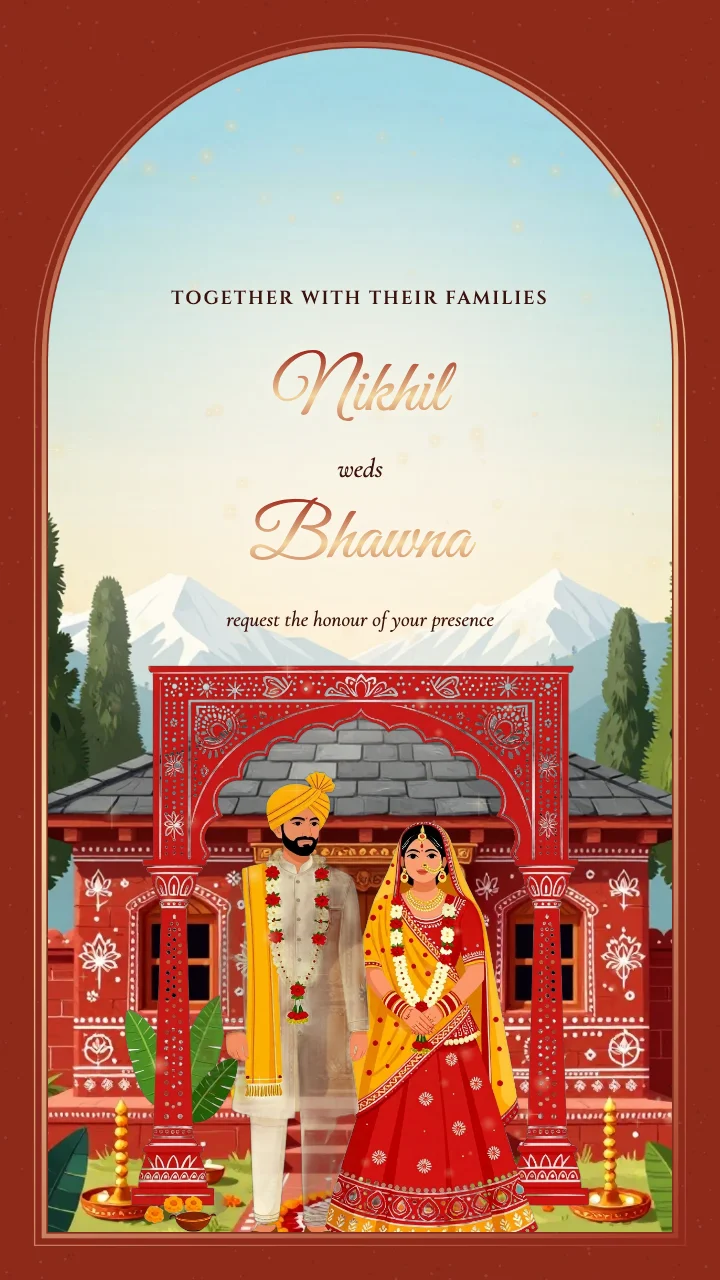 Aipan Kumaoni Vivah video template preview