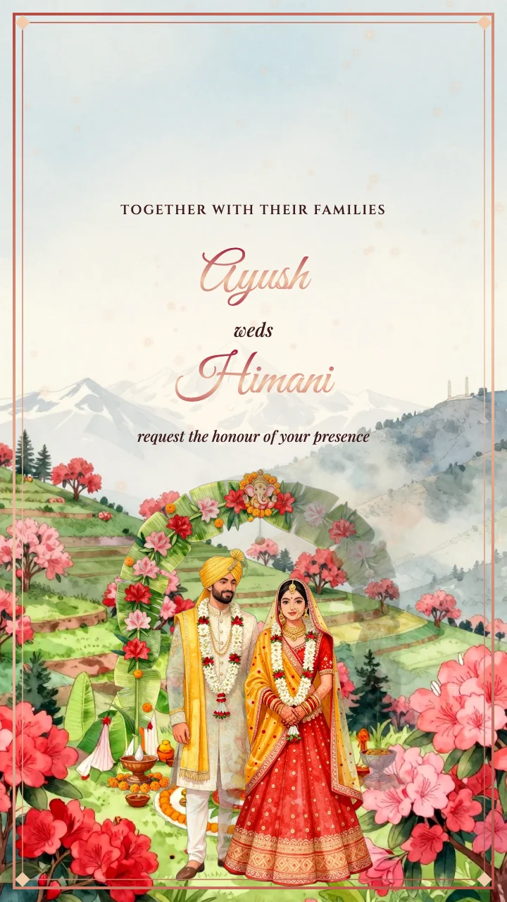 Buransh Himalaya Shaadi video template preview