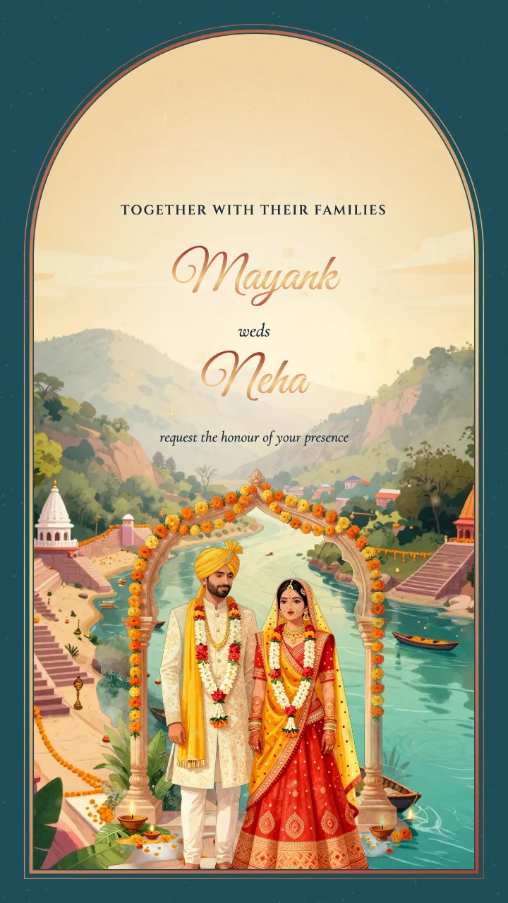 Devprayag Ganga Vivah video template preview
