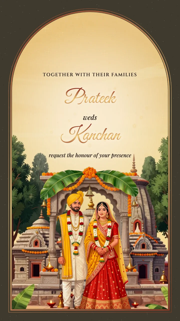 Jageshwar Devbhoomi Vivah video template preview
